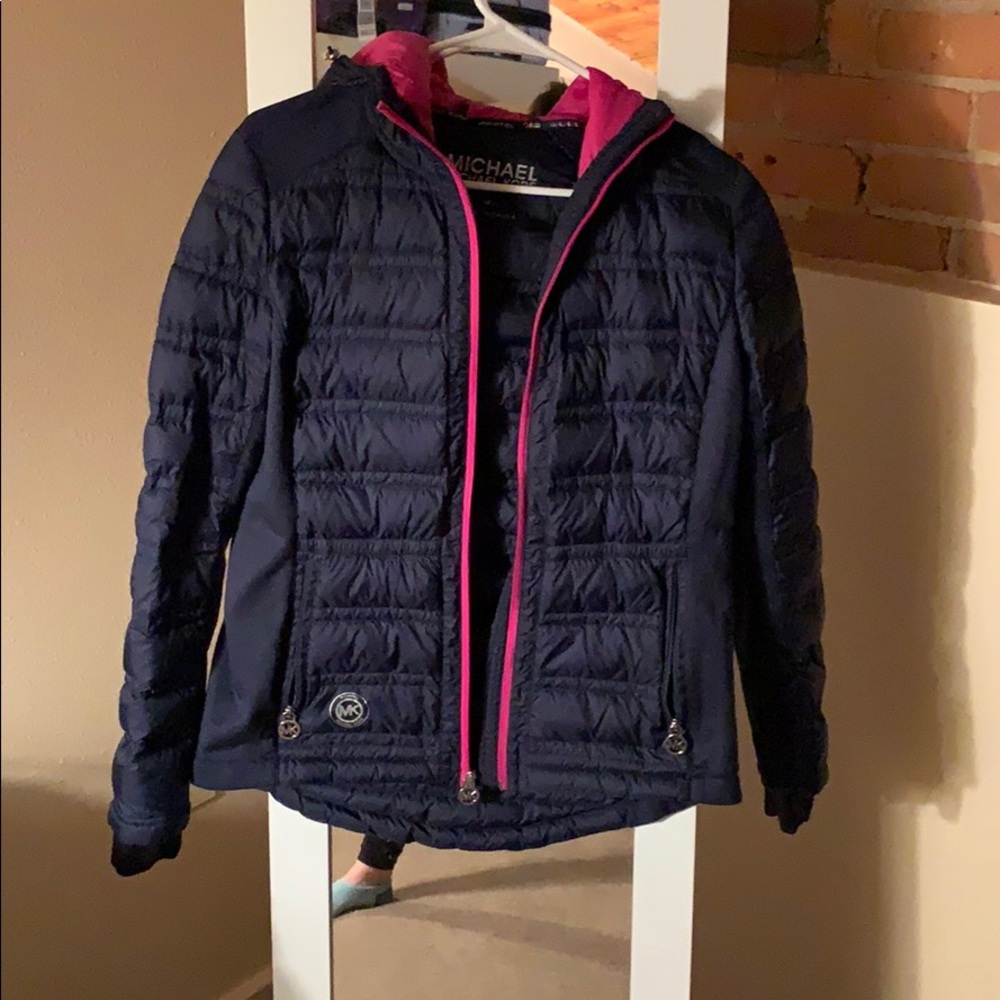 Michael Kors lightweight packable down coat